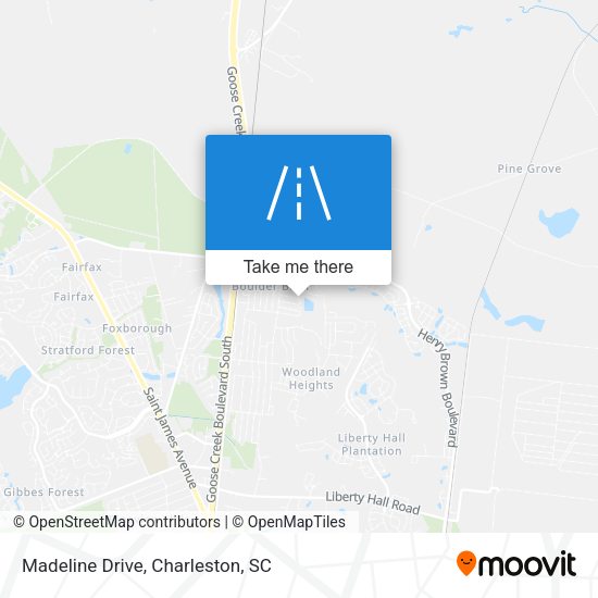 Madeline Drive map