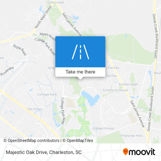 Majestic Oak Drive map