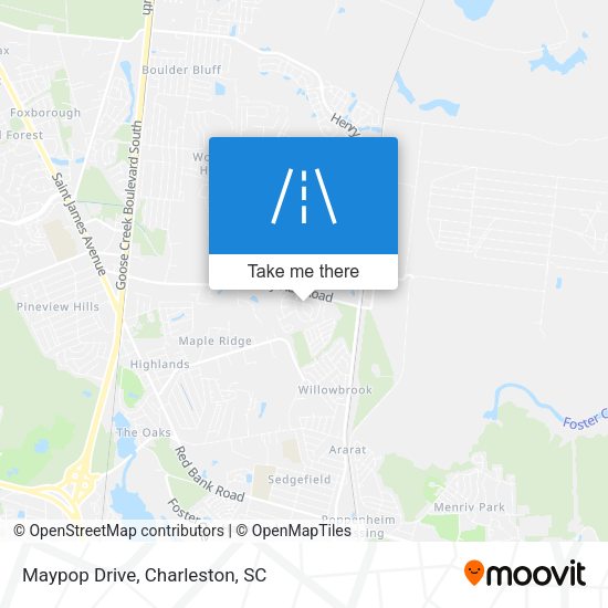 Maypop Drive map