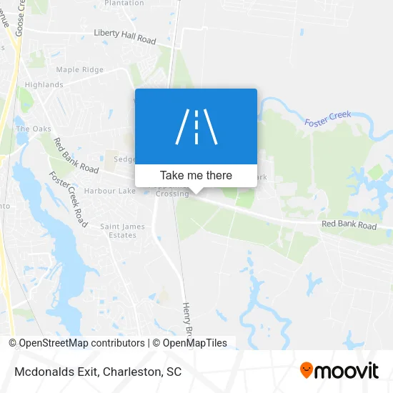 Mapa de Mcdonalds Exit