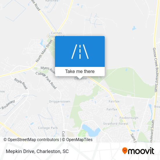 Mapa de Mepkin Drive