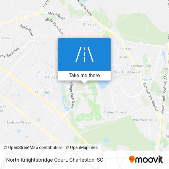 North Knightsbridge Court map