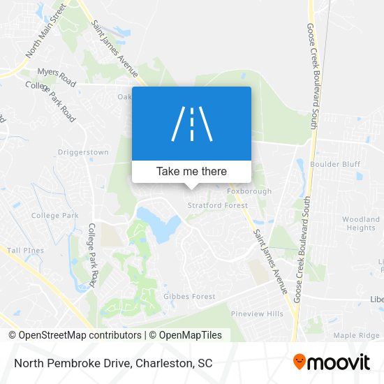 North Pembroke Drive map