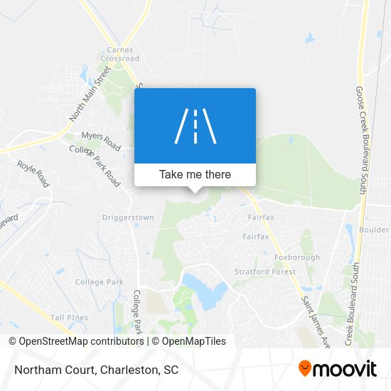 Mapa de Northam Court