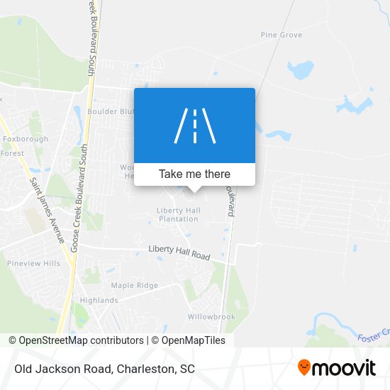 Old Jackson Road map