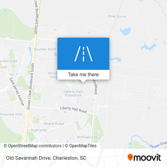 Old Savannah Drive map