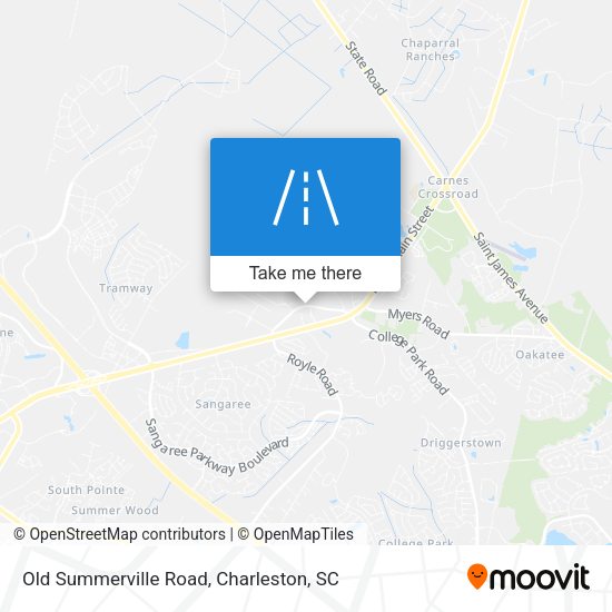 Old Summerville Road map