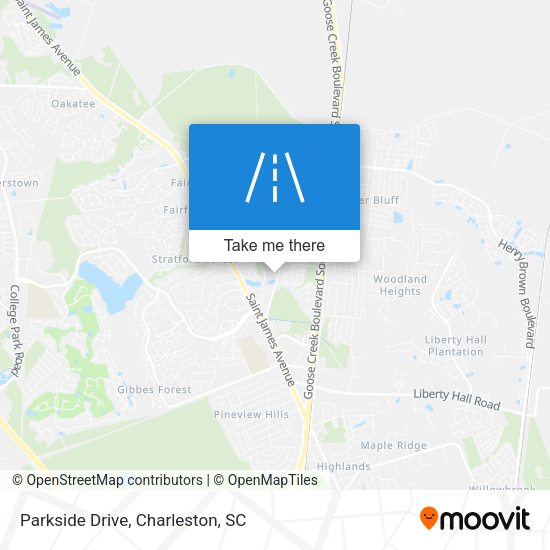Mapa de Parkside Drive