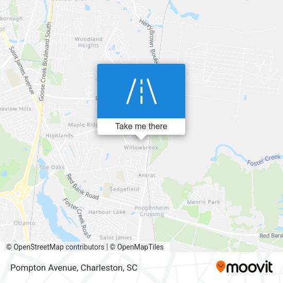 Mapa de Pompton Avenue