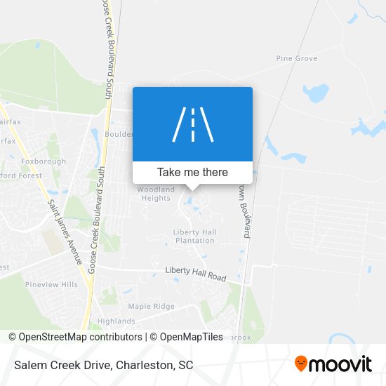 Salem Creek Drive map