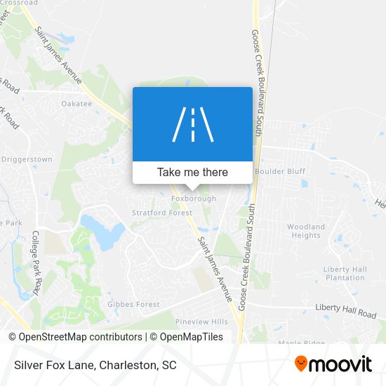 Mapa de Silver Fox Lane