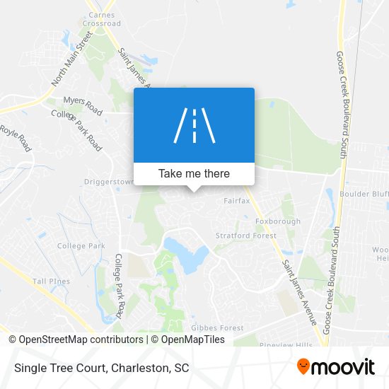 Single Tree Court map
