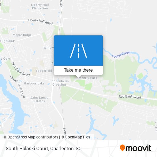 Mapa de South Pulaski Court