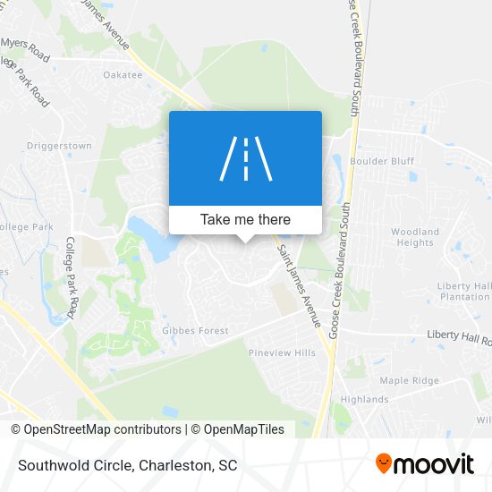 Mapa de Southwold Circle