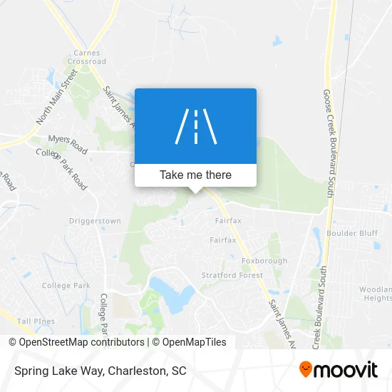 Spring Lake Way map