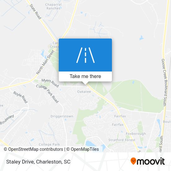 Mapa de Staley Drive