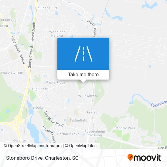 Mapa de Stoneboro Drive