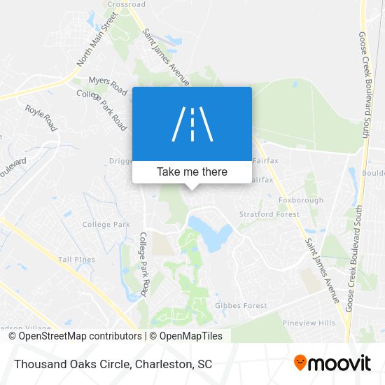 Mapa de Thousand Oaks Circle
