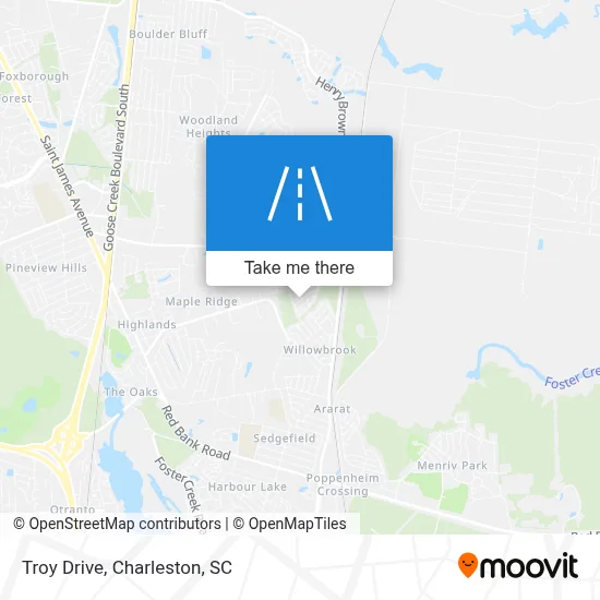 Troy Drive map