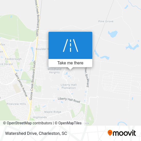 Mapa de Watershed Drive