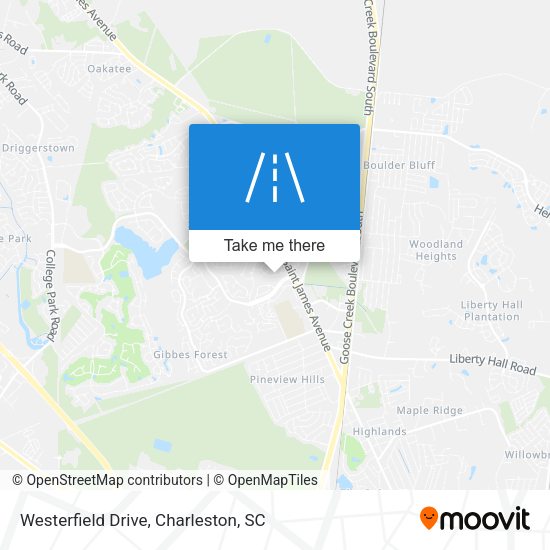 Westerfield Drive map