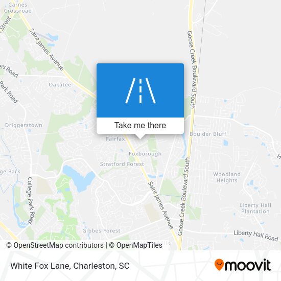 Mapa de White Fox Lane