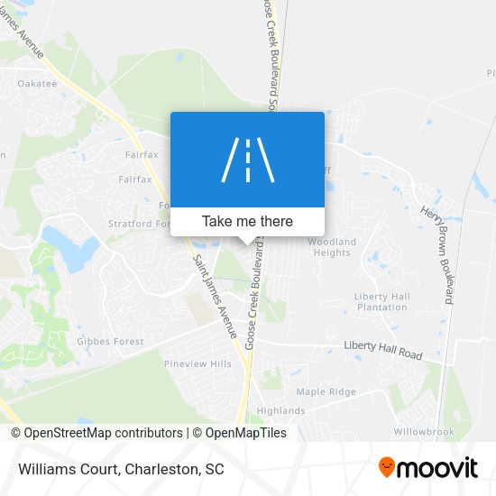 Mapa de Williams Court