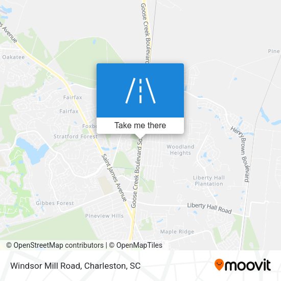 Mapa de Windsor Mill Road