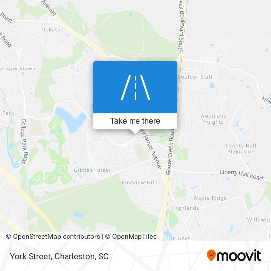 Mapa de York Street