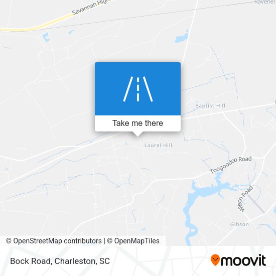 Mapa de Bock Road