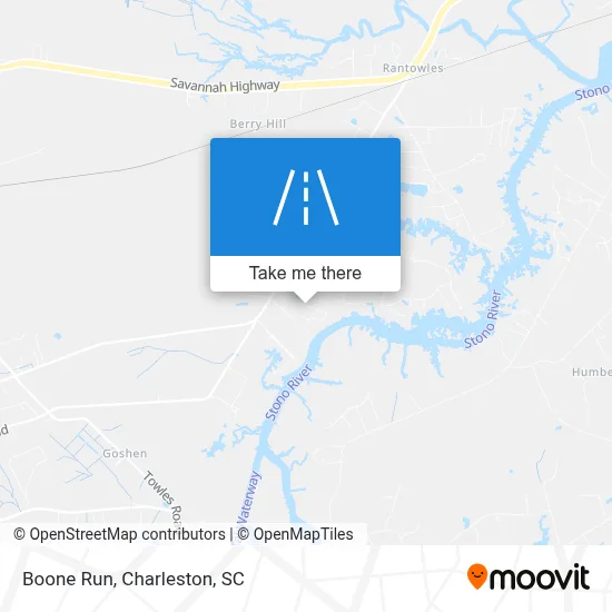 Boone Run map