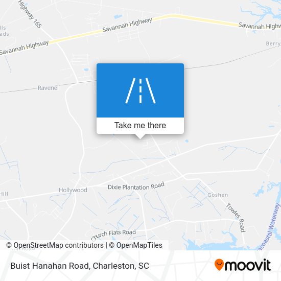 Buist Hanahan Road map