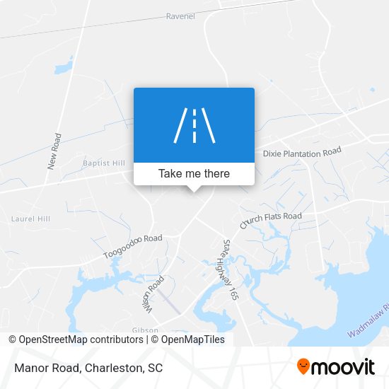 Mapa de Manor Road