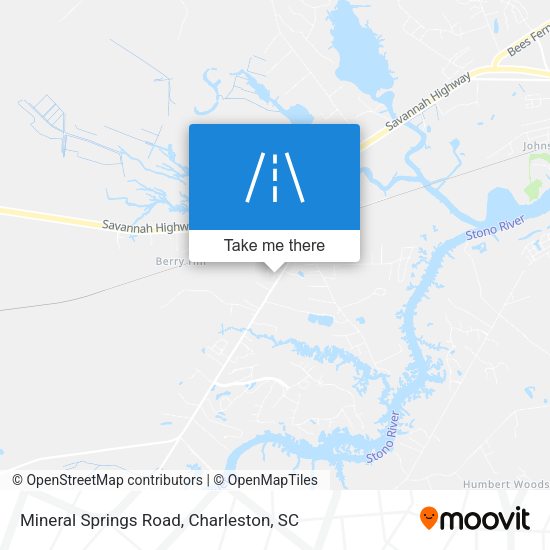 Mineral Springs Road map