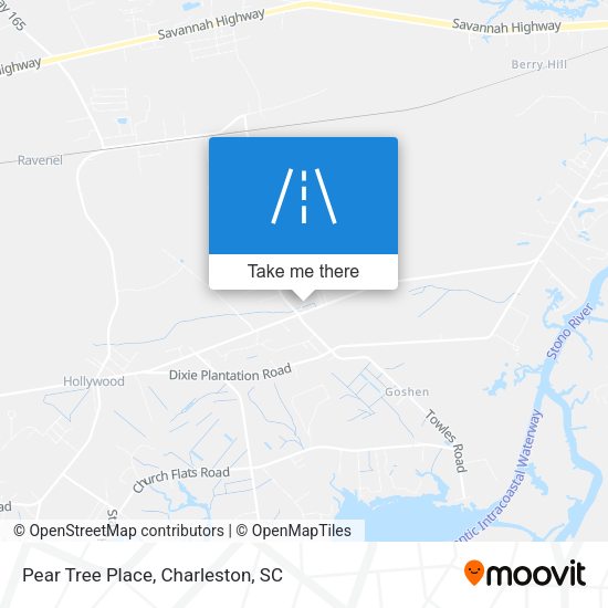 Mapa de Pear Tree Place