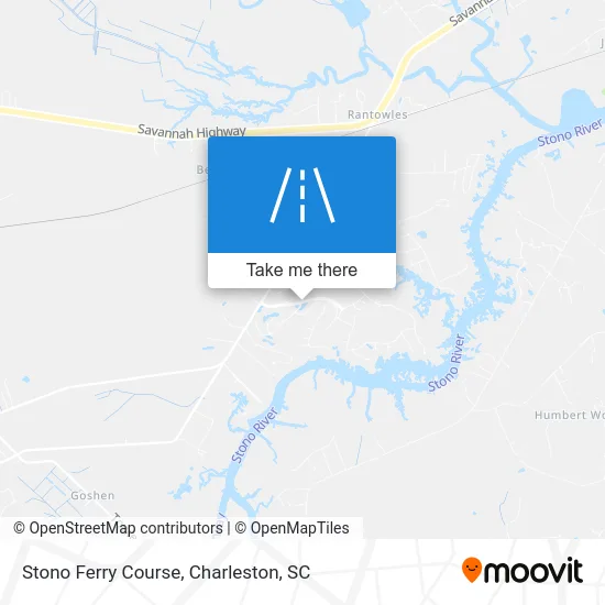 Stono Ferry Course map