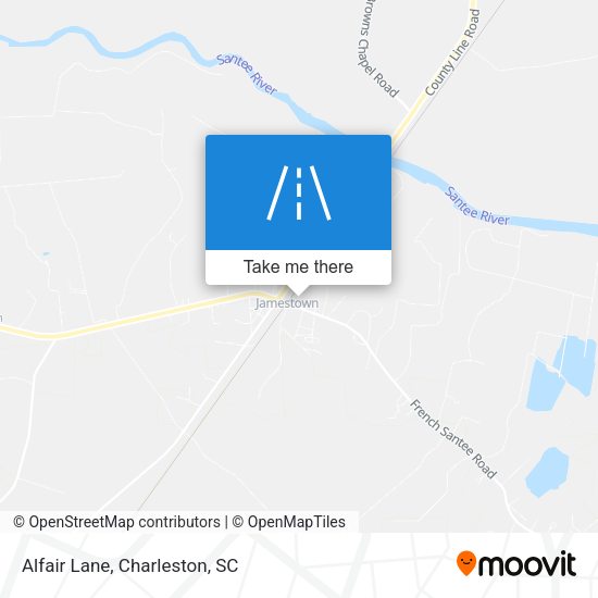 Mapa de Alfair Lane