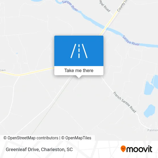 Greenleaf Drive map