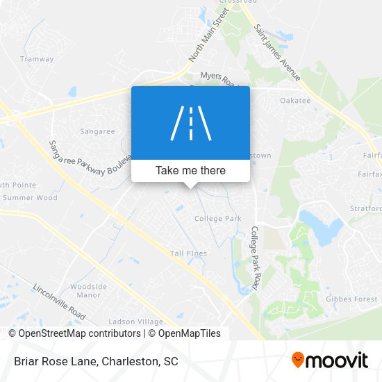 Briar Rose Lane map