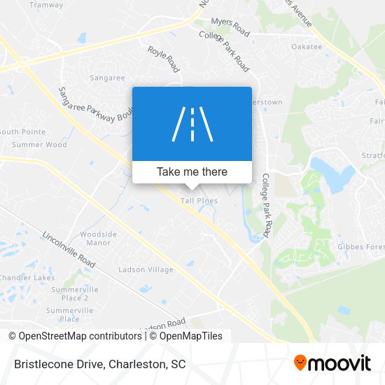 Bristlecone Drive map