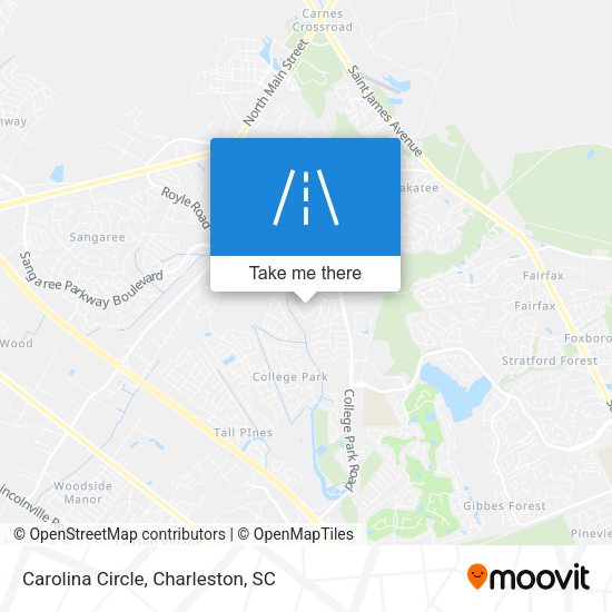 Mapa de Carolina Circle