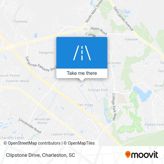 Clipstone Drive map