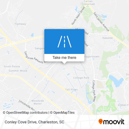 Conley Cove Drive map