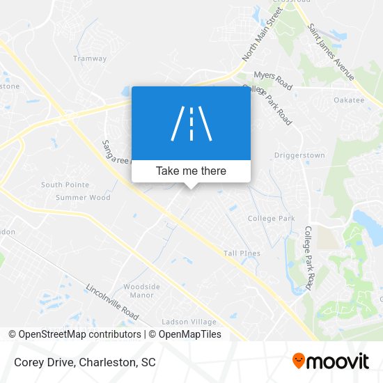 Mapa de Corey Drive