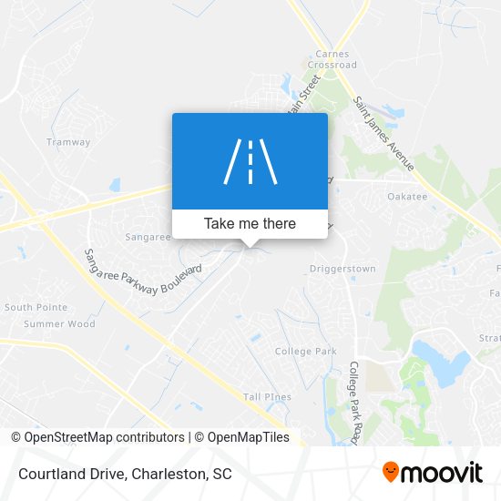 Mapa de Courtland Drive