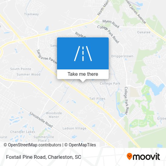 Foxtail Pine Road map