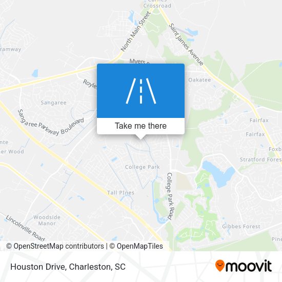Mapa de Houston Drive