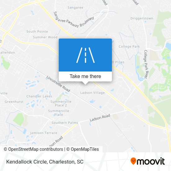 Kendallock Circle map