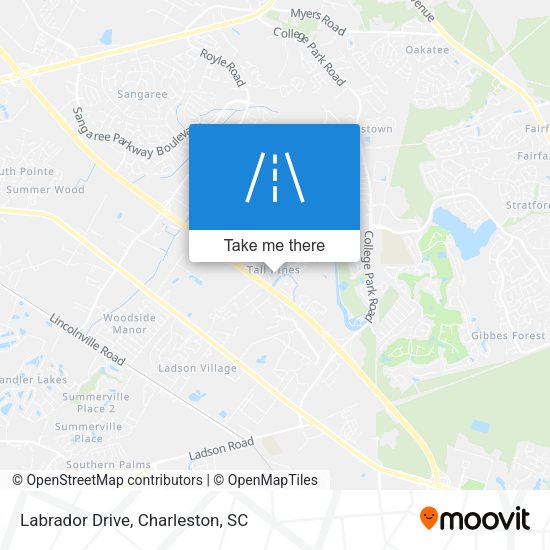 Mapa de Labrador Drive