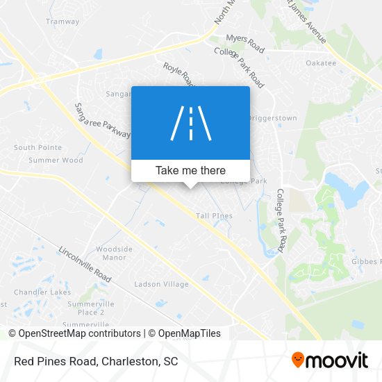 Mapa de Red Pines Road